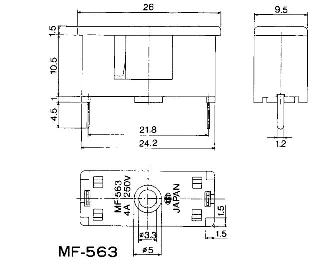 Dimensões MF-563